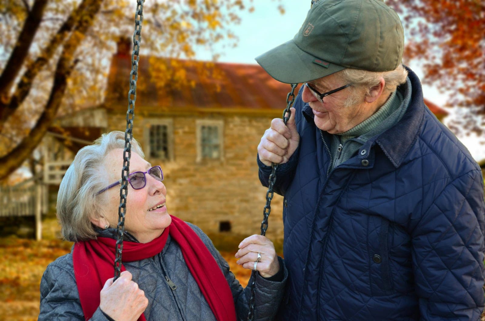 happy aged people