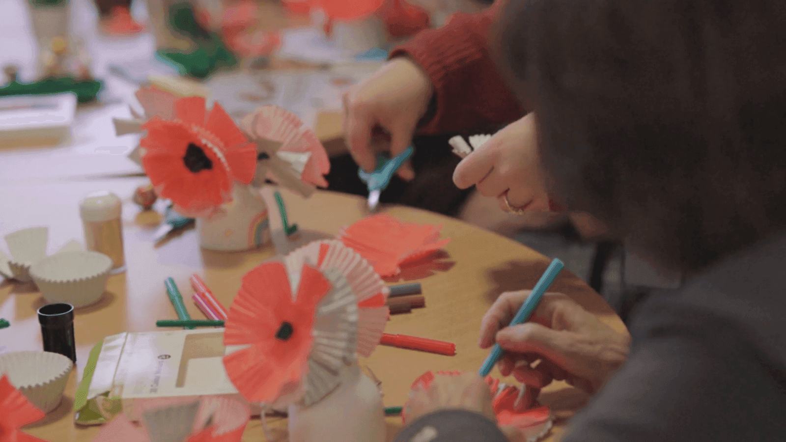 ANZAC Poppy Making